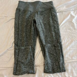 PINK Victoria’s Secret Cozy Leggings – Heathered Green, Size M